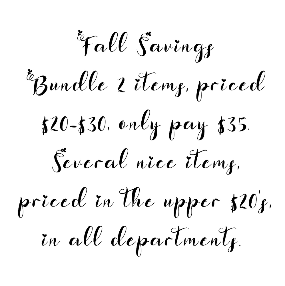 Closet Sale. Just Trying To Freshen Things Up.